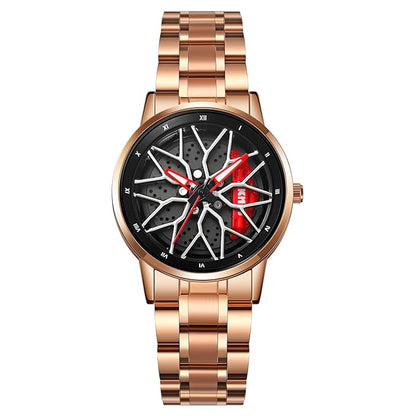Luxury Skeleton Dial Analog Watch for Men with Premium Metal Strap and Stylish Designer Look