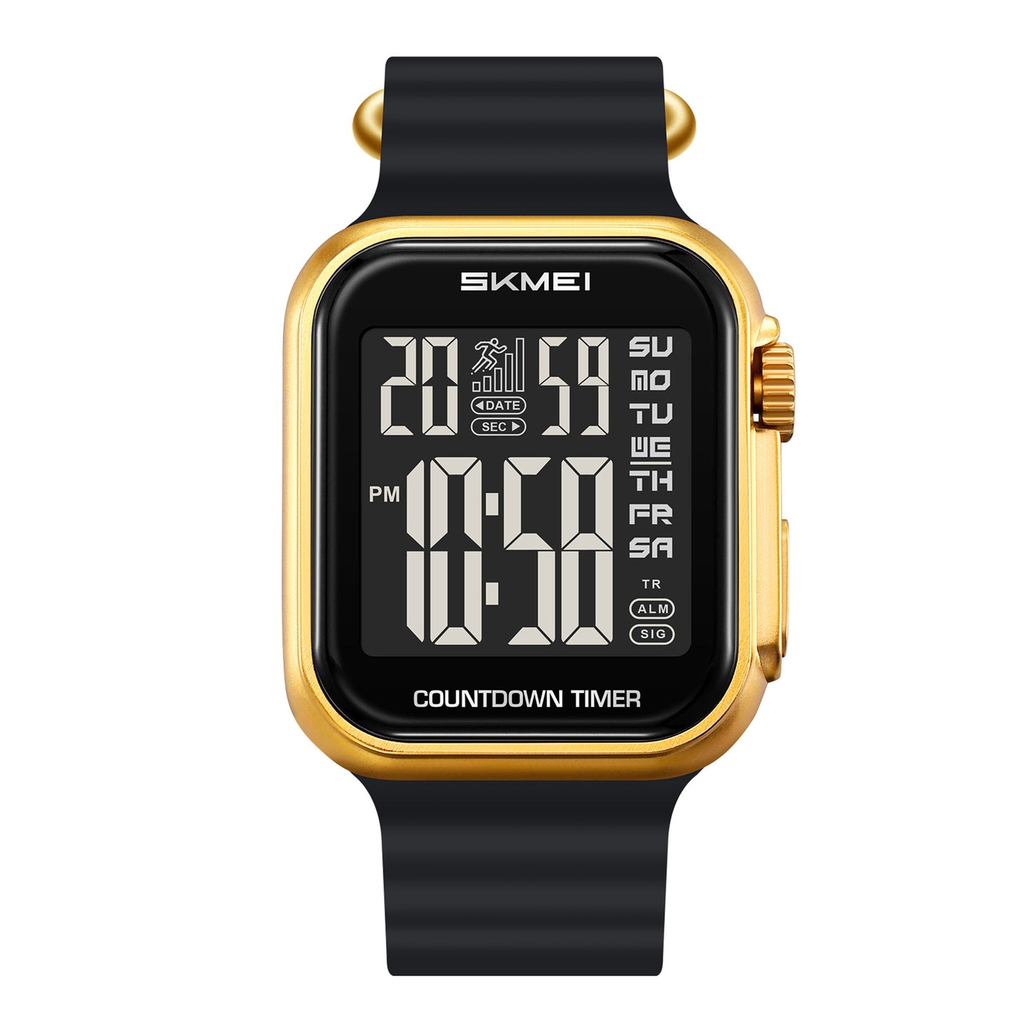 Skmei Digital Dial Silica Gel Strap Watch for Men - 2269