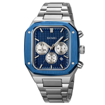 Luxury Chronograph Style Analog Watch for Men with Premium Metal Strap and Bold Designer Dial