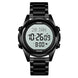 Digital Watch for Men with Black Stainless Steel Strap and Round Dial for Casual & Formal Wear