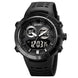 Analog-Digital Watch for Men with Black Black Polyurethane Strap and Round Dial for Casual & Formal Wear