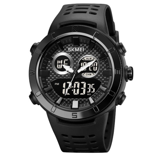 Premium Rugged Sports Watch Dual Display Tactical Wristwatch