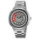 Rolling Watch for Men with Silver Stainless Steel Strap and Round Dial for Casual & Formal Wear