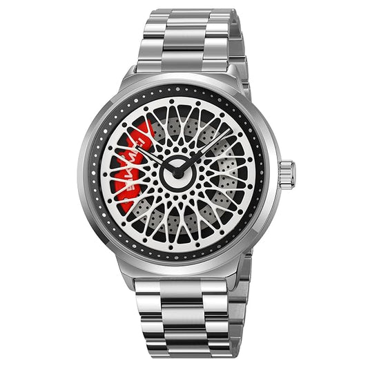 Premium Skeleton Dial Watch for Men – Stainless Steel Strap, Unique Designer Mechanical Style Wrist Watch
