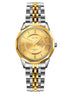 Analog Watch for Women with Silver-gold Stainless Steel Strap and Round Dial for Casual & Formal Wear