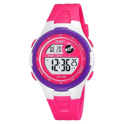 Digital Sports Wrist Watch with Alarm and Chronograph for kids