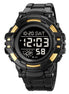 Digital Watch for Men with Black Polyurethane Strap and Round Dial for Casual & Formal Wear