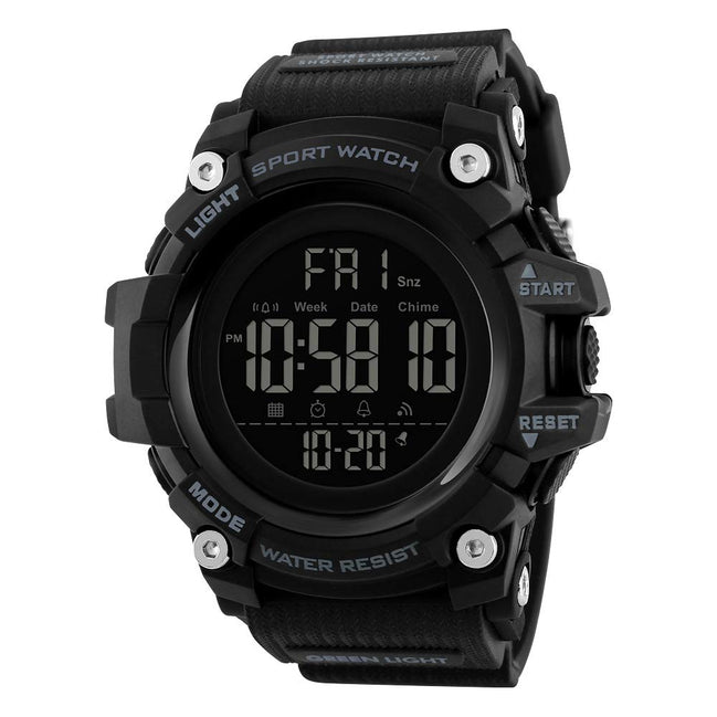 Digital Watch for Kids with Black Polyurethane Strap and Round Dial for Casual & Formal Wear