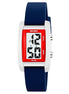 Digital Watch for Kids with Blue Silicone Strap and Round Dial for Casual & Formal Wear