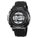 Analog-Digital Watch for Men with Black Silicone Strap and Round Dial for Casual & Formal Wear