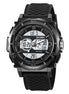 Analog-Digital Watch for Men with Black Silicone Strap and Round Dial for Casual & Formal Wear