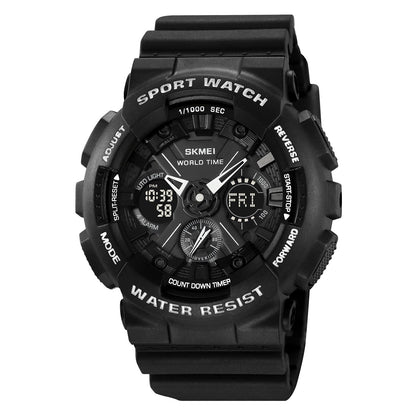 Premium Tactical Chronograph Rugged Analog & Digital Sports Watch