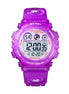 Digital Watch for Kids with Purple Polyurethane Strap and Round Dial for Casual & Formal Wear