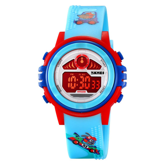 Cute Digital Watch for Kids with Colorful Design and Comfortable Everyday Strap