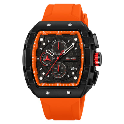 Skmei Quartz Analog Dial Silica Gel Strap Watch for Men - 9341