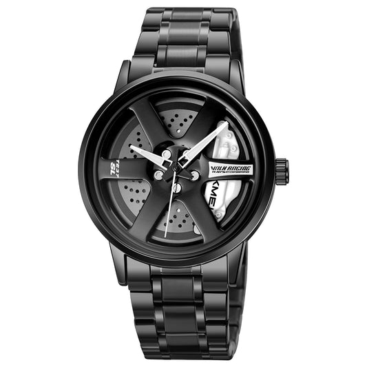 Men's Spinning Car Wheels Rolling Creative Fashion Watch