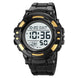 Digital Watch for Men with Black Polyurethane Strap and Round Dial for Casual & Formal Wear