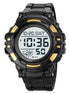 Digital Watch for Men with Black Polyurethane Strap and Round Dial for Casual & Formal Wear