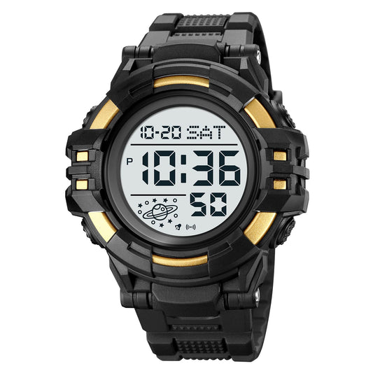 Rugged Digital Sports Watch for Men with Outdoor Style and Multi Function Display
