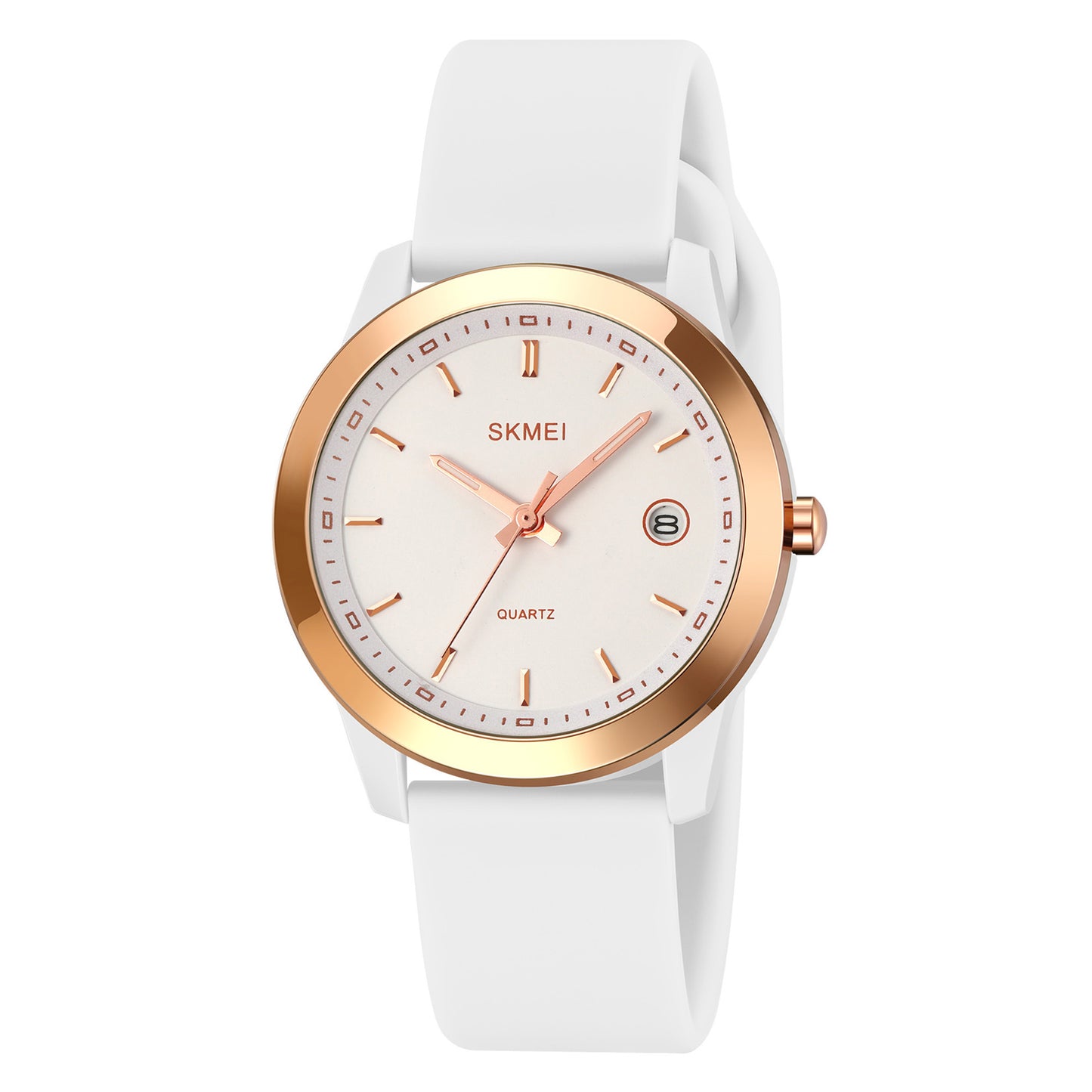 Skmei Quartz Analog Dial Silica Gel Strap Watch for Women - 2319