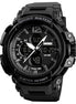 Analog-Digital Watch for Men with Black Polyurethane Strap and Round Dial for Casual & Formal Wear
