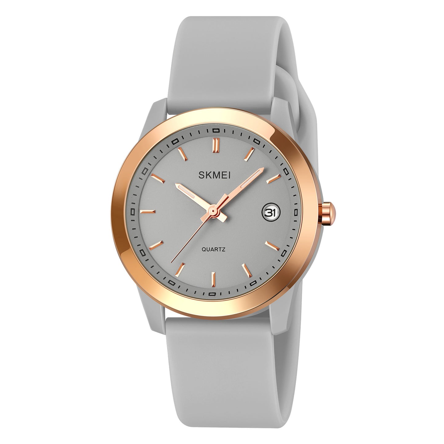 Skmei Quartz Analog Dial Silica Gel Strap Watch for Women - 2319