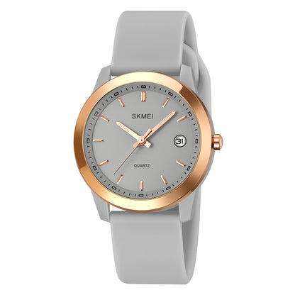 Skmei Quartz Analog Dial Silica Gel Strap Watch for Women - 2319