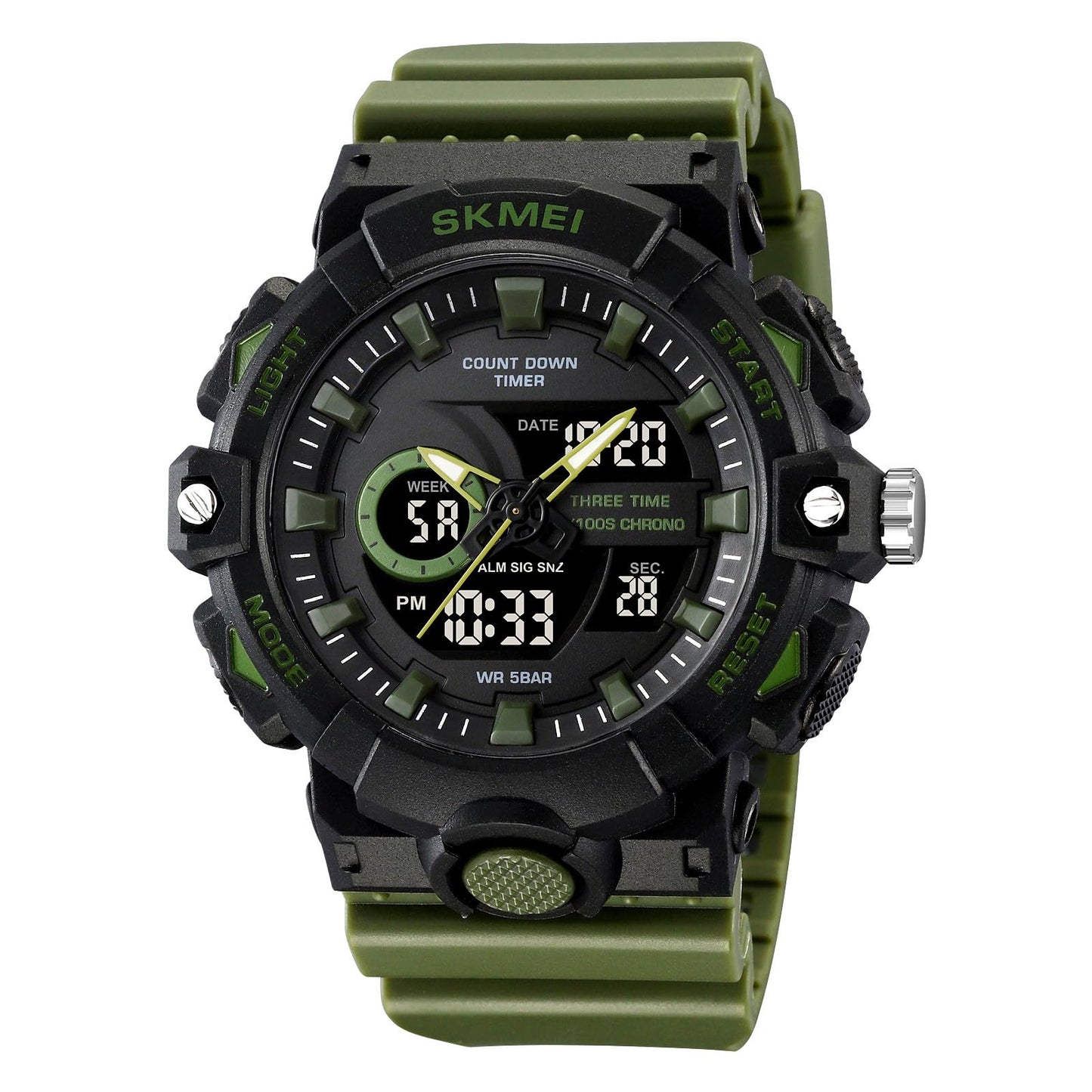Premium Analog Digital Sports Watch for Men with Rugged Outdoor Design and Multi Function Display