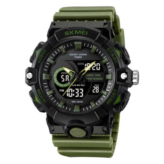 Premium Analog Digital Sports Watch for Men with Rugged Outdoor Design and Multi Function Display