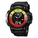 Analog-Digital Watch for Kids with Black Silicone Strap and Round Dial for Casual & Formal Wear