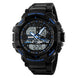 Analog-Digital Watch for Men with Black Polyurethane Strap and Round Dial for Casual & Formal Wear
