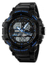 Analog-Digital Watch for Men with Black Polyurethane Strap and Round Dial for Casual & Formal Wear