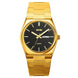 Analog Watch for Men with Gold Stainless Steel Strap and Round Dial for Casual & Formal Wear