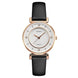 Analog Watch for Women with Gold Mesh Leather Strap and Round Dial for Casual & Formal Wear