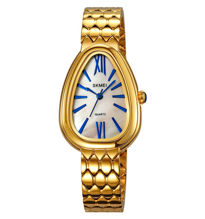 Skmei Quartz Analog Dial Stainless Steel Strap Watch for Women - 2332