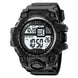 Digital Watch for Men with Black Silicone Strap and Round Dial for Casual & Formal Wear