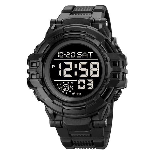 Rugged Digital Sports Watch for Men with Outdoor Style and Multi Function Display