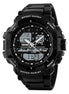 Analog-Digital Watch for Men with Black Polyurethane Strap and Round Dial for Casual & Formal Wear