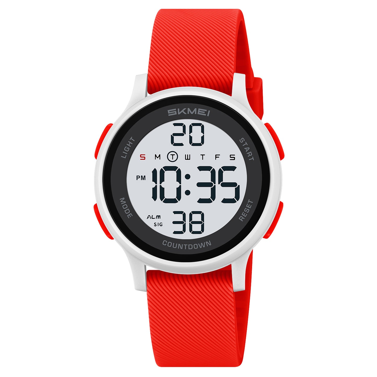 Skmei Digital Dial Silica Gel Strap Watch for Kids - 2427