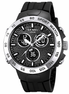 Analog-Digital Watch for Men with Black Silicone Strap and Round Dial for Casual & Formal Wear
