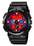 Analog-Digital Watch for Men with Black Silicone Strap and Round Dial for Casual & Formal Wear