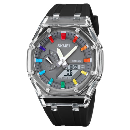Analog Digital Watch Multi Function Sports Watch with LED Display, Alarm, Stopwatch & Durable Strap