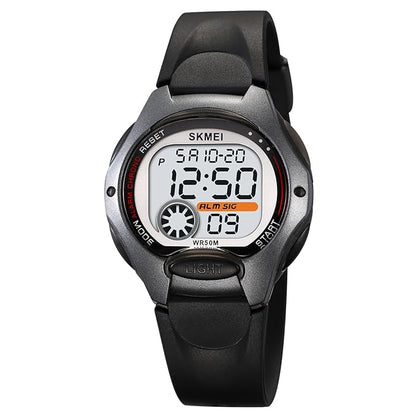 Digital Sports Watch – Red Strap, 50M Water Resistant, Alarm & Stopwatch