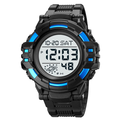Rugged Digital Sports Watch for Men with Outdoor Style and Multi Function Display