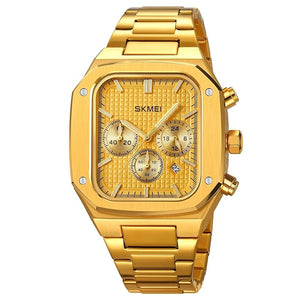 Luxury Chronograph Style Analog Watch for Men with Premium Metal Strap and Bold Designer Dial