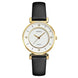 Analog Watch for Women with Gold Mesh Leather Strap and Round Dial for Casual & Formal Wear
