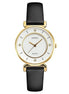 Analog Watch for Women with Gold Mesh Leather Strap and Round Dial for Casual & Formal Wear