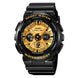 Analog-Digital Watch for Men with Black Silicone Strap and Round Dial for Casual & Formal Wear
