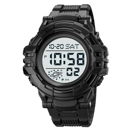 Rugged Digital Sports Watch for Men with Outdoor Style and Multi Function Display