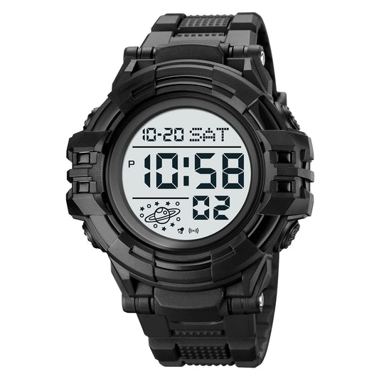 Rugged Digital Sports Watch for Men with Outdoor Style and Multi Function Display